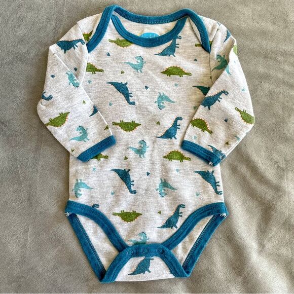 4/$10 - Bon Bébé Dinosaur Long Sleeve Bodysuit - Picture 1 of 5
